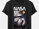 Mens Astronaut Modello Stampa magliette casual a maniche corte