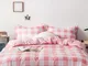3/4 pezzi plaid double-face biancheria da letto in cotone aloe pelle-friendly Soft copripi...