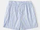 Pantaloncini da bagno da spiaggia traspiranti estivi da uomo a righe casual leggeri