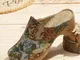 SOCOFY Flower Cloth Modello Cuciture Slip On Mules Zoccoli Comodi Sandali con tacco basso...