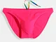 Slip da bagno con coulisse color arcobaleno ad asciugatura rapida, linea di drenaggio post...