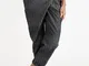 Casual Wrap Pocket Irregular Harem Pantaloni con Cintura