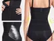Corsetto Elastico Respirabile Bodyshaper Modellante Shapewear con Spalline