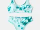 Costumi da bagno da donna con slip a vita alta con coulisse a vita alta con cinturino larg...