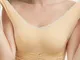 Reggiseni per maglietta sportiva senza fili in pizzo tinta unita per ragazze Plus