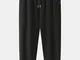 Piedi a trave tinta unita Bottoms Loungewear Coulisse Pigiama comodo allentato Pantaloni p...