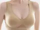 Donna Plus Taglia Reggiseno sportivo senza fili Traspirante Pianura antiurto Comodo per Yo...