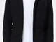 Cardigan in tinta unita casual casual da uomo