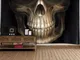 Cartoon Skull Stampato Wall Hanging Arazzo Halloween Home Decor Poliestere Stuoia Asciugam...