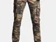 Uomo Carico Pantaloni Multi tasche Outdoor Camo Casual Pantaloni