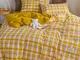 Copripiumino per biancheria da letto in quattro pezzi a quadri nordici semplici 4 pezzi