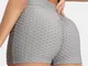 Pantaloncini da ciclismo sportivi Yoga con vita a V da donna