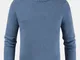Maglione casual manica lunga confortevole manica lunga collo alto da uomo