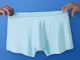 Uomo Boxer in Seta Ghiaccio Sottile Traspirabile senza Tracce