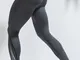 Leggings da allenamento da uomo Gym Mutande skinny traspiranti con coulisse sportive