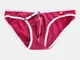 Slip da uomo in rete patchwork Rivetti sexy Intimo a vita bassa traspirante a vita bassa