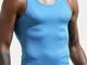 Canotte intime senza cuciture elastiche traspiranti in maglia di seta di ghiaccio