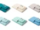 Set di asciugamani da bagno in spugna Joy, in 100% cotone, disponibile in vari colori