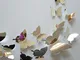 Decorazioni da parete a forma di farfalla 3D 12 pezzi