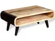 Tavolino in legno di mango grezzo 90x55x39 cm