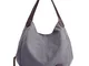 Borsa a tracolla in tela da donna Borsa a mano multi-tasche Totes vintage Borse hobo