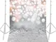 Andoer 1.5 * 2.1 m / 5 * 7ft Fotografia Sfondo Glitter Bokeh Spot Spot Digital Stampato Ph...