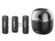 BOYA BY-WM3T-U2 Sistema microfonico wireless con 1 ricevitore + 2 trasmettitori + scatola...