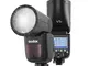 Godox V1S Flash per fotocamera professionale Speedlite Speedlight Testa rotonda Zoom Fresn...