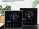 Termoregolatore LCD touch screen Impostazione settimanale della temperatura programmabile...