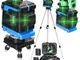 Mini multifunzione 12 linee luce verde laser livello 3 ° macchina autolivellante strumento...