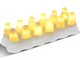 Confezione da 12 Candele Senza Fiamma Candele a LED Tremolanti Candele Finte Elettriche Se...