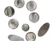 Muslady 9 pezzi di pulsanti per sassofono Shell Materiale Set di 9 pezzi di pulsanti per s...