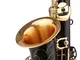 Muslady Saxophone Black Paint E-flat Sax for Beginner Student Intermediate Player