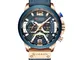CURREN 8329 Orologio al quarzo Business Men Simple Sport Orologio da polso Tre sottoquadra...