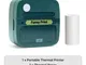 Mini stampante tascabile Stampante termica portatile per foto istantanee Etichettatrice Su...