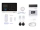 433 MHz Wireless WIFI + GSM Sistema di sicurezza allarme con composizione automatica Displ...
