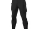 Pantaloni sportivi da uomo Leggings traspiranti ad asciugatura rapida Pantaloni fitness Le...
