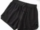 Pantaloncini sportivi da uomo con tasche Tower Loop Quick Dry Basket Running Pantaloncini...
