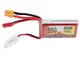 Batteria LiPo ZOP POWER 7.4V 550mAh 95C 2S con connettore XT30 per drone RC