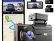 AZDOME M580 5K Dash Cam da 4 pollici per auto con schermo visione notturna G-Sensor integr...