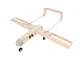 JWRC Viper-7 UAV Aereo RC in legno di balsa con apertura alare di 1010 mm e FPV (Kit)