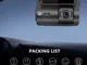 M700 3 Lenti Dash Camera Car DVR Telecamere Mini Registratori Video Nascosti Anteriore e P...