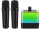 Altoparlante portatile SUNXINPIN bluetooth 5.3 con microfono HiFi Bass Luce LED Supporto p...