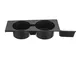 Portabicchieri anteriore per auto Accessori per BMW E39 Serie 5 1997-2003 Plastica Nera Po...