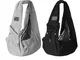 Slings Dog Carrier Comfort Shoulder Bag Outdoor Mesh Sling Handbag Pet Travel Borsa per ga...
