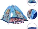 vidaXL Tenda da Gioco per Bambini Blu con 250 Palline 120x120x90 cm