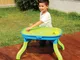 vidaXL Tavolo Sabbia e Acqua Bambini 3 in 1 67,5x52x38cm Polipropilene