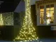  albero Natale a palo, 240 LED, 200cm