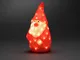  Figura LED Babbo Natale rosso IP44 altezza 38 cm