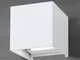 ORION Applique LED cubica da esterni Cube in bianco